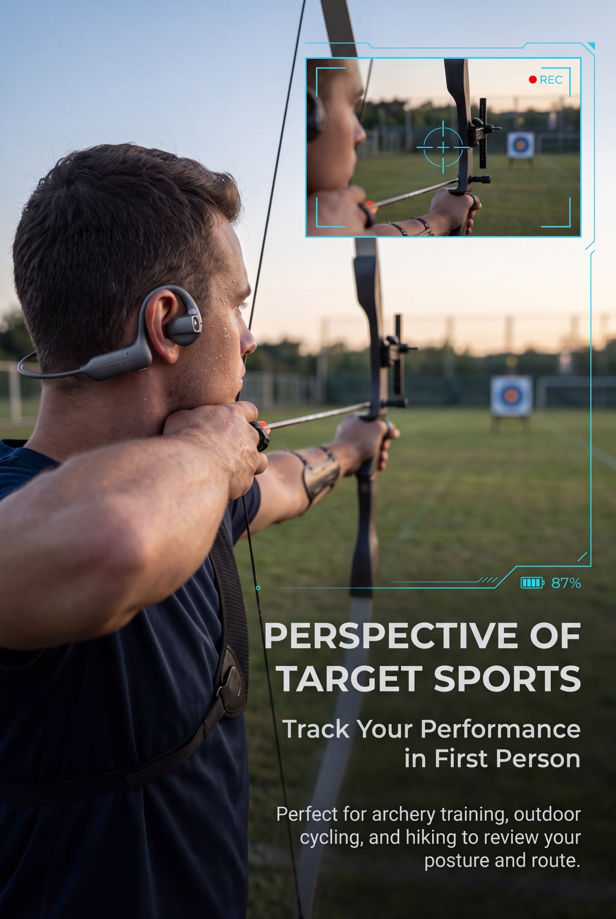 NOVARA Smart Headset – Hands-Free 8MP Camera, Open-Ear Audio & AI Assistant